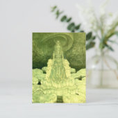 ザスノークイーンバイエドムンドゥラックイラスト ポストカード (スタンド正面)