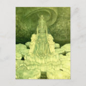 ザスノークイーンバイエドムンドゥラックイラスト ポストカード (正面)