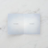 ザスノークマのパーソナライズされた森 サンキューカード (内部)