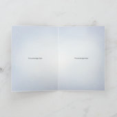 ザスノークマのパーソナライズされた森 ノートカード (内部)