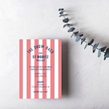 ザスノーバッハストライプピンクバチェロレッテ