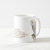 ザスノーフクロウバードマグカップ コーヒーマグカップ (正面右)