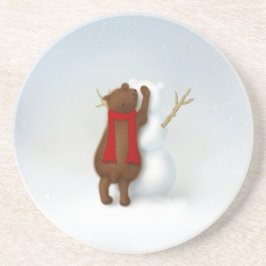 ザスノーベアカイベビークマ冬 コースター