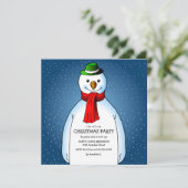 ザスノーマンズクリスマスパーティの招待状 招待状 (スタンド正面)