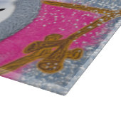 ザスノーモンマアンドスノーガールイラストレーション カッティングボード (角)