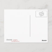 ザスノーモンマアンドスノーガールイラストレーション ポストカード (裏面)