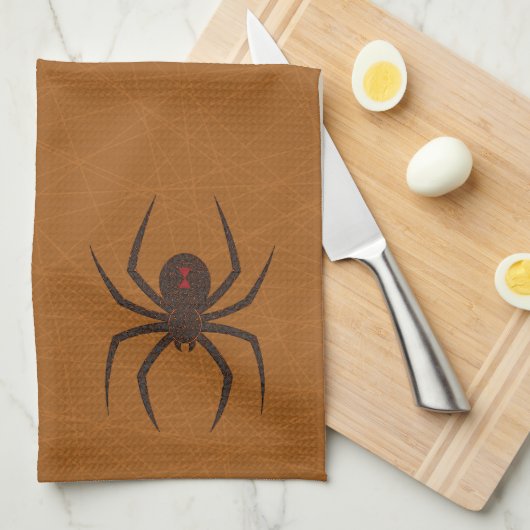 ザスパイダーくもの巣ハンドタオル キッチンタオル (四つ折り)