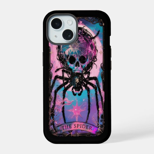 ザスパイダータロットカードウィッチィVibes iPhoneケース iPhone 15ケース (裏面)