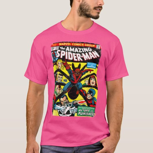 ザスパイダー漫画ブックカバー Tシャツ (正面)
