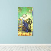 ザスピナーバイビンセント・ヴァン・ゴッホ キャンバスプリント (インサイチュ (ウッドフロア))