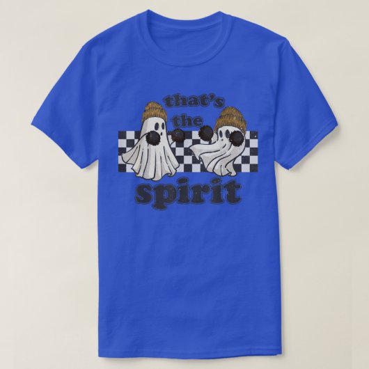 ザスピリットカワイイおもしろい幽霊ハロウィ不気味ーン Tシャツ (デザイン正面)