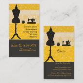 ザスピリットメーカーシーメストス金ゴールドレトロヴィンテージ 名刺 (正面/裏面)