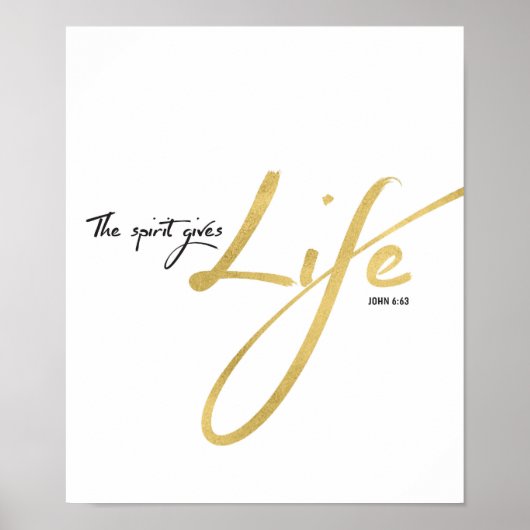 ザスピリット与えライフアートプリント ポスター (正面)