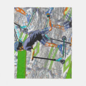 ザスピードスター – スタントスクーターフリースブランケット フリースブランケット (正面)