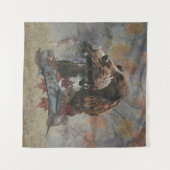 ザスプロケットスパニエル犬、ガンドッグアート タペストリー (正面(横))