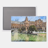 ザスペイ実在ン – セビリア マグネット (正面/裏面)