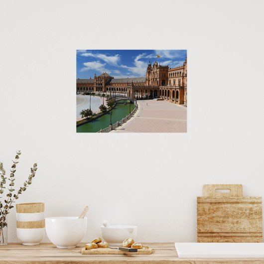 ザスペイ実在ン – プラザデセビラセビリア ポスター (キッチン)