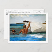 ザスポンジダイバーバイウィンスローホーマー ポストカード (正面/裏面)