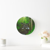 ザスモー素晴らしキー山脈 ラウンド壁時計 (ホーム)