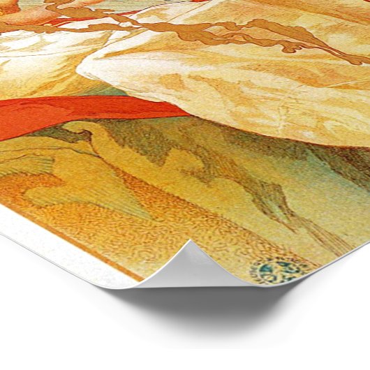 ザスラフエピックアルフォンスミュシャ ポスター (角)