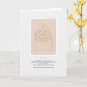 ザスリヤントラカード カード (黄色い花)