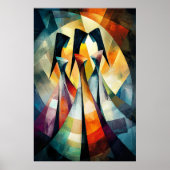 ザスリーグレイス – キュビストインスパイアバイルーベンス ポスター (正面)