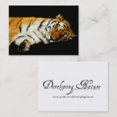 ザスリーピングアムールミニプリント 名刺 (正面/裏面)