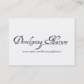 ザスリーピングアムールミニプリント 名刺 (裏面)