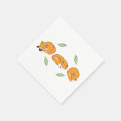 ザスリーピングキツネ スタンダードカクテルナプキン (角)