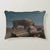 ザスリーピングジプシーbyアンリ・ルソーヴィンテージ・アート アクセントクッション (正面)