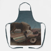 ザスリーピングジプシーbyアンリ・ルソーヴィンテージ・アート エプロン (正面)