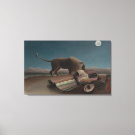 ザスリーピングジプシーbyアンリ・ルソーヴィンテージ・アート キャンバスプリント