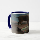 ザスリーピングジプシーbyアンリ・ルソーヴィンテージ・アート マグカップ (正面左)