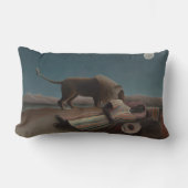 ザスリーピングジプシーbyアンリ・ルソーヴィンテージ・アート ランバークッション (正面)