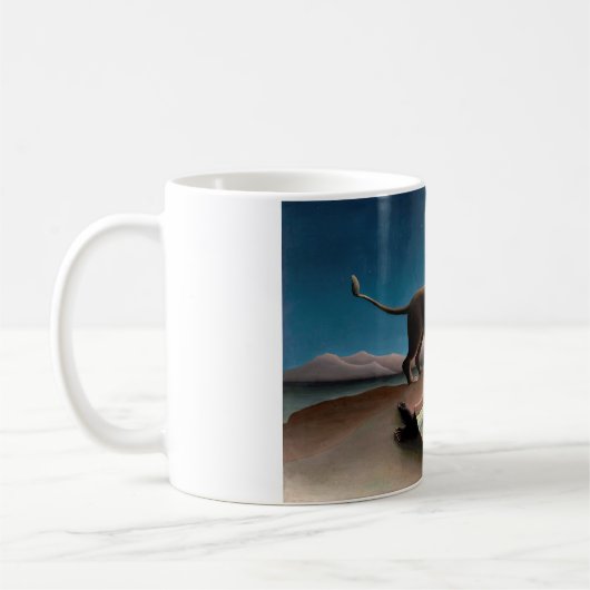 ザスリーピングジプシーHenri Rousseau コーヒーマグカップ (左)