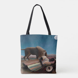 ザスリーピングジプシーHenri Rousseau トートバッグ