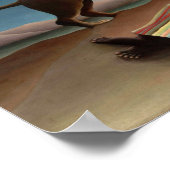 ザスリーピングジプシーHenri Rousseau ポスター (角)