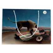 ザスリーピングジプシーHenri Rousseau ラージペーパーバッグ (裏面)