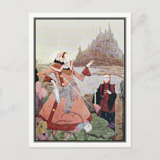 ザスリーピング美しいバイハリークラーク ポストカード (正面)