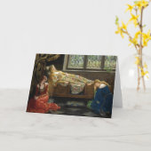 ザスリーピング美しい | ジョン・コリアー カード (黄色い花)