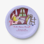 ザスリーピング美しい ペーパープレート (正面)