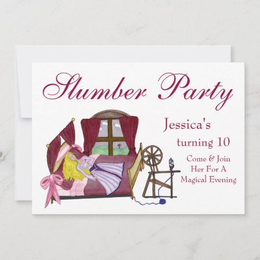 ザスリーピング美しい 招待状 (正面)