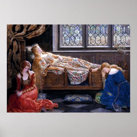 ザスリーピング美しいby John Collier 1921 ポスター (正面)
