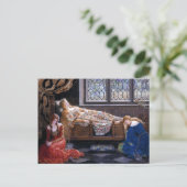 ザスリーピング美しいby John Collier 1921 ポストカード (スタンド正面)