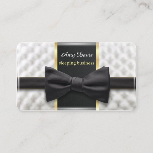 ザスリープインダストリー黒い蝶 名刺 (正面)