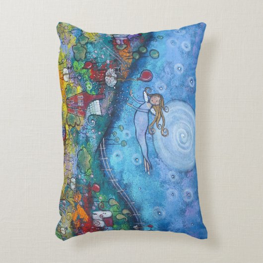 ザスリープフェアリーオリジナルアートピロー アクセントクッション (正面(垂直))