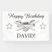 ザスリーマスケット銃兵ハッピーバースデーパーティー 横断幕 (横)