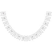 ザスリーマスケット銃兵ハッピーバースデー バンティングフラッグ (全)