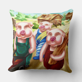 ザスリーリトルピッグ装飾用クッション クッション