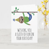 ザスロスオブグリーンスロスおもしろい誕生日 カード (黄色い花)